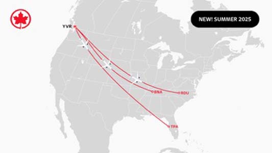 Air Canada nuevas rutas