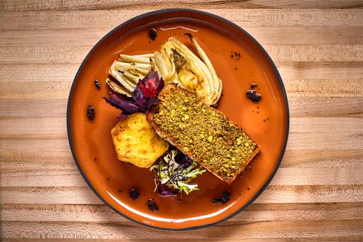 JWMarriottAnaheimResort ToccaFerro PistachioCrustedSalmon