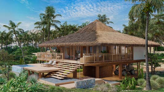 Aventora Resort Baia Formosa Minor Reserve Collection villa exterior rendering