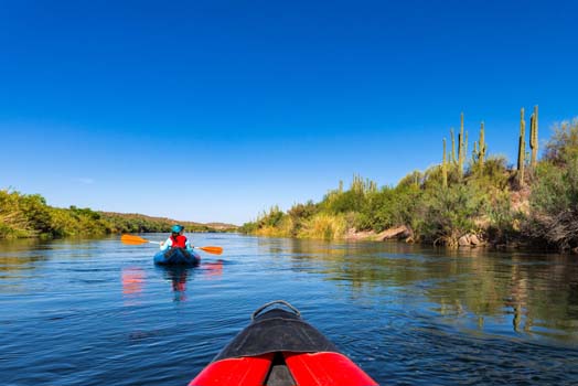 Kayak rio salado