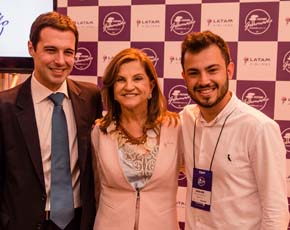 Diretores FESTURIS Eduardo Zorzanello, Marta Rossi e Marcus Rossi