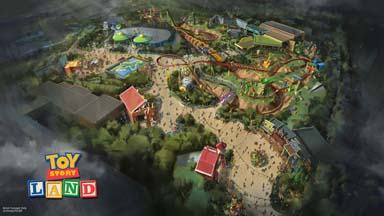 Toy Story Land también será una fabulosa atracción en Disneyland Resort.