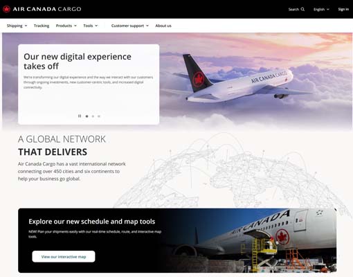 New Cargo website