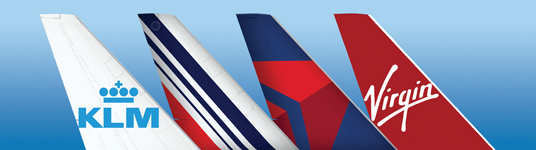 Delta   KLM   Air France   Virgin Atlantic