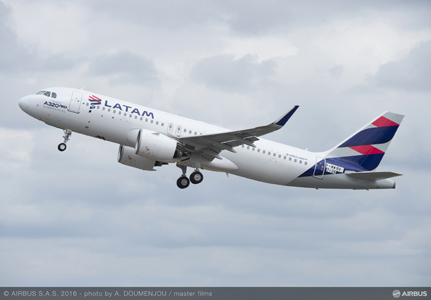10 A320neo MSN7126 LATAM take off
