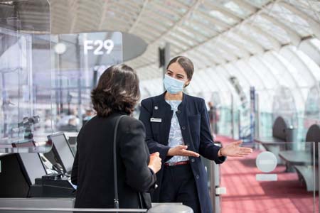 @Air France Image bank Surgical Mask at Airport